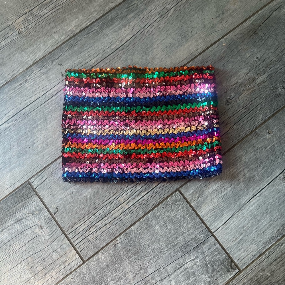 Vintage Sequin Tube Top